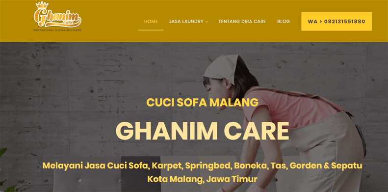 Cuci Sofa Malang, Karpet dan Springbed Malang - Ghanim Care