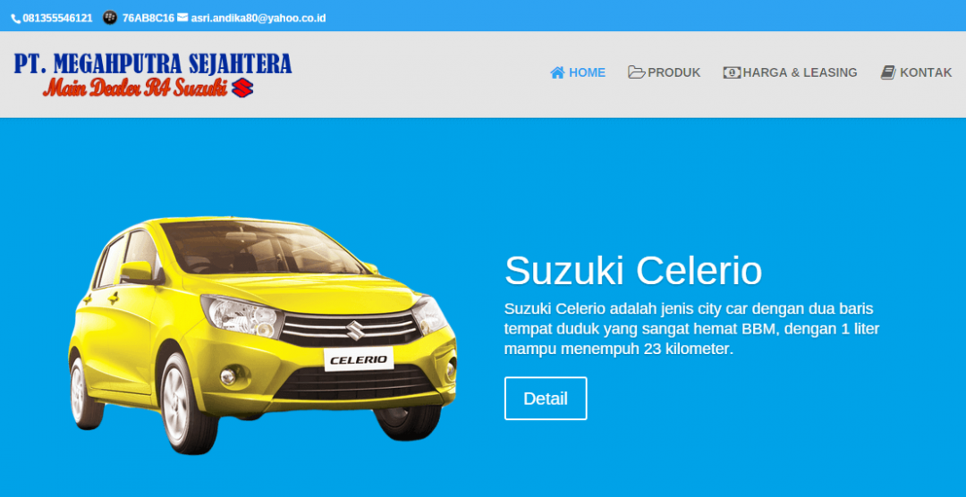 PT. Megah Putra Sejahtera – Dealer Resmi R4 Mobil Suzuki