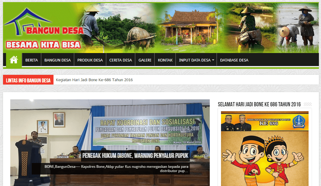 Pemerintah Desa Kabupaten Bone