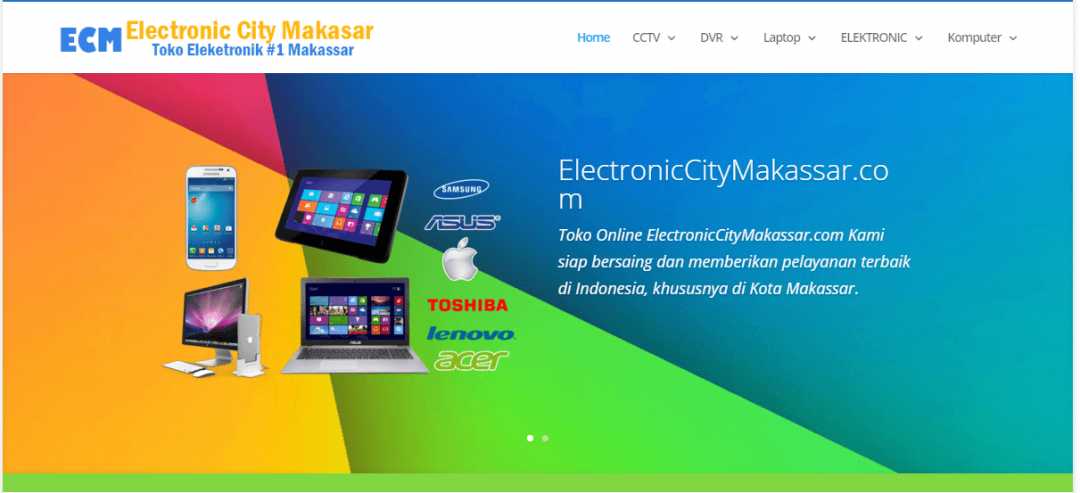 Toko Elektronik Online | CV. UITECS MAKASSAR. Jasa Pembuatan Website