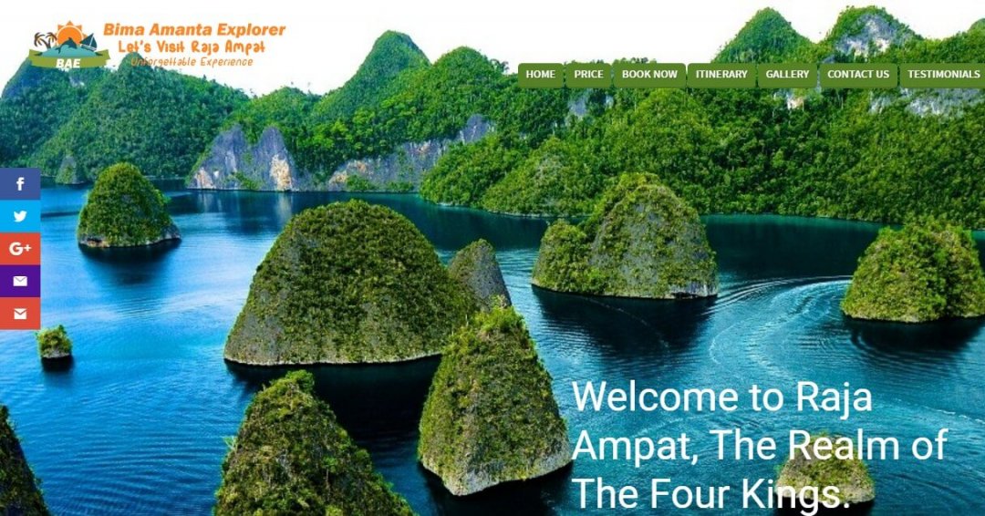 Bima Amanta Explorer – Web Booking Tour Raja Ampat