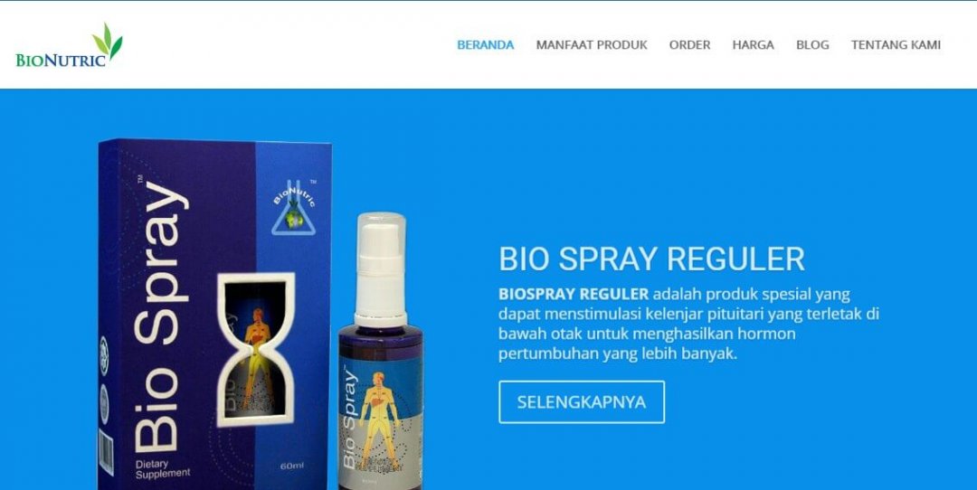 Agen Bio Spray (BioNutric) Indonesia